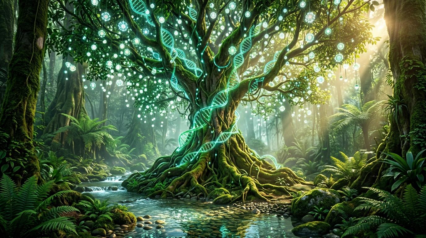 GeneTind Bio-AI Ecological Co-Evolutionary Tree of Life